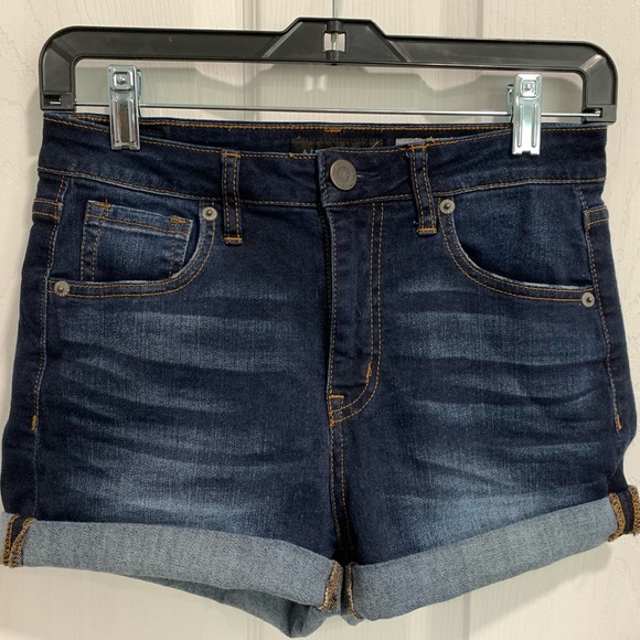 aeropostale high waisted midi shorts